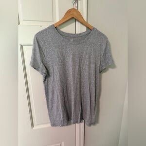 Gap Favorite Crew Neck Tee, Gray, XL
